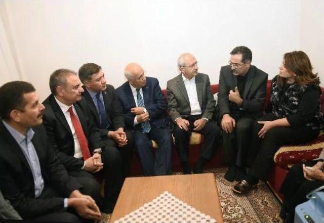 Kılıçdaroğlu ndan Ali Tatar ın Ailesine Ziyaret 2