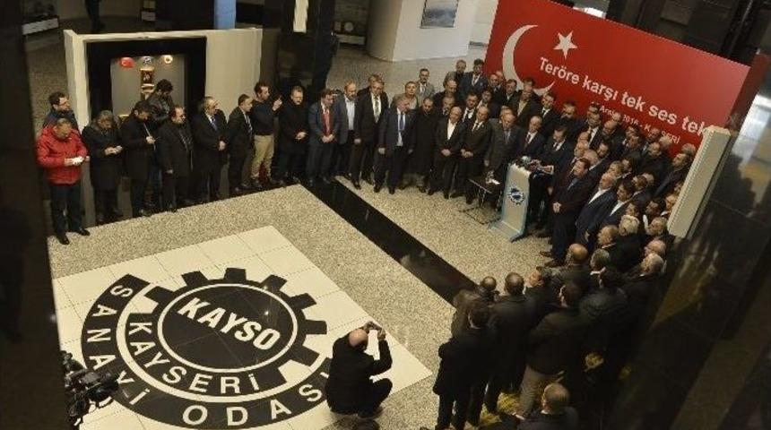 Stk’lardan Kayseri’de Teröre Karşı Ortak Tepki