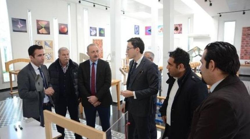 Başkan Atabay&rsquo;dan Tales Matematik M&uuml;zesi&rsquo;ne Anlamlı Ziyaret