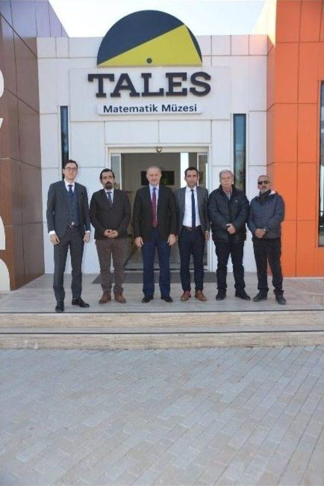 Başkan Atabay&rsquo;dan Tales Matematik M&uuml;zesi&rsquo;ne Anlamlı Ziyaret 1
