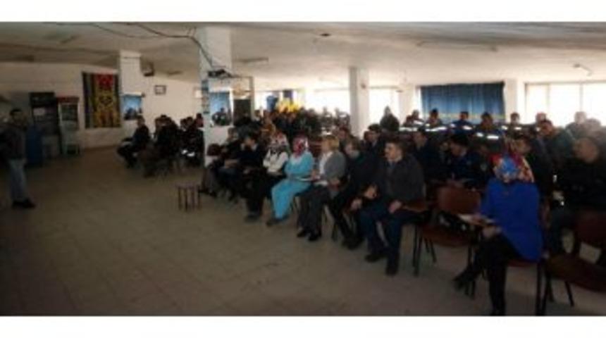 Beyşehir Belediyesi B&uuml;nyesinde &Ccedil;alışan Taşeron Personele İş G&uuml;venliği Eğitimi