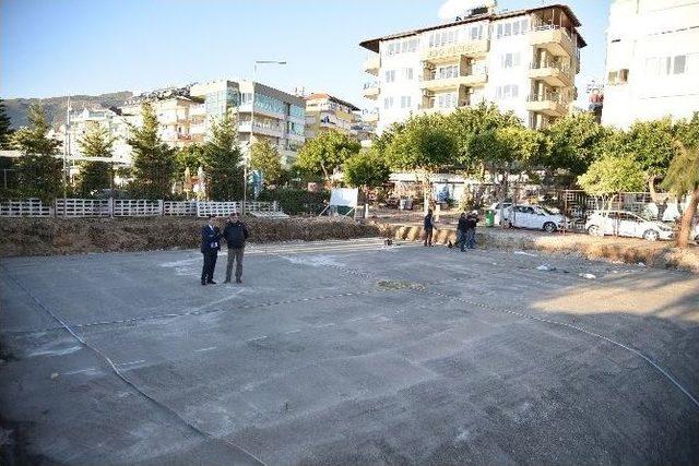 Alanya’da Teleferik Çalışmaları