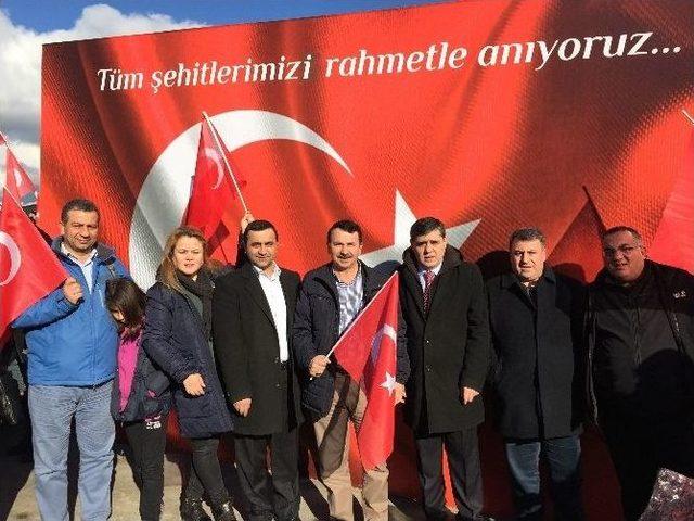 Erzincanlı Gazeteciler Birliği Şehitler Tepesi&rsquo;nde Dua Etti 1