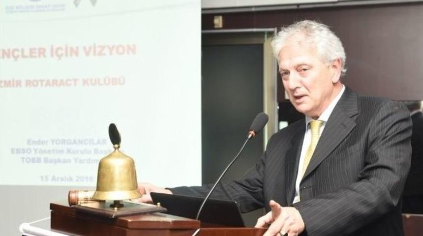 Rotaractlardan Başkan Yorgancılar&rsquo;a Hizmet &Ouml;d&uuml;l&uuml;