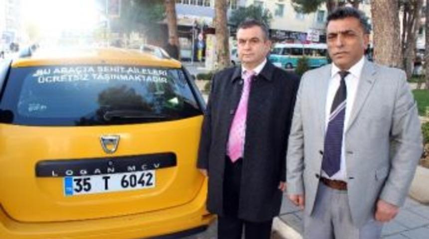 Taksiciler Şehit Ailelerini &Uuml;cretsiz Taşıyacak