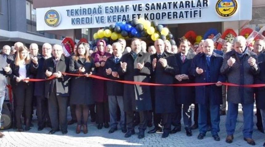 Esnaf Ve Sanatkarlar Kredi Ve Kefalet Kooperatifleri Binası Dualarla A&ccedil;ılldı