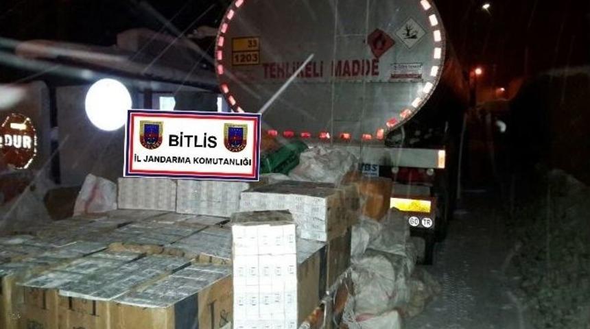 Yakıt Tankerinden Ka&ccedil;ak Sigara &Ccedil;ıktı