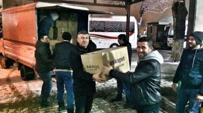 Halep’e Osmaneli’den Yardım Eli