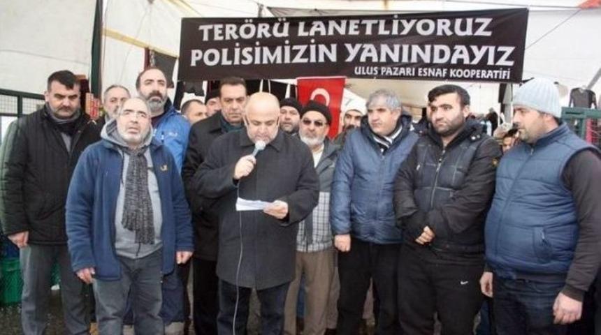 &Ccedil;ekmek&ouml;y Ulus Pazarı Esnafı, Ter&ouml;r&uuml; Lanetledi