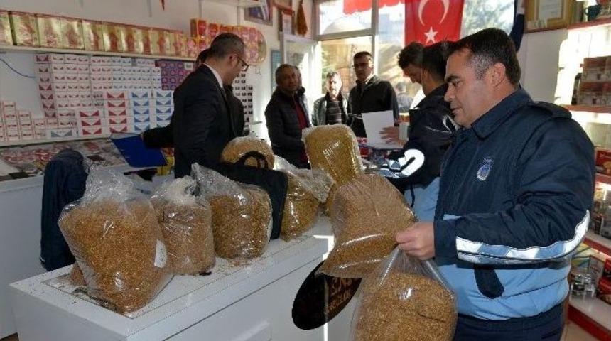 Antalya&rsquo;da 65 Bin Ka&ccedil;ak Sigara Ve 350 Kilo T&uuml;t&uuml;ne El Konuldu