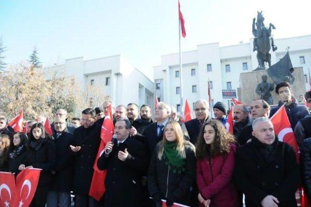 Nevşehir'de Teröre Lanet, Şehitlere Dua