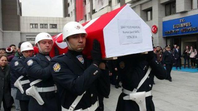 Şehit Polis Datlı Için İstanbul Emniyet Müdürlüğü'nde Tören Düzenlendi (1)