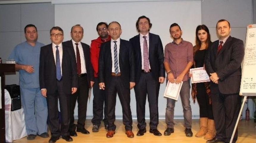 Hastane Afet Planı Eğitimlerine Katılanlara T&ouml;renle Sertifikaları Verildi