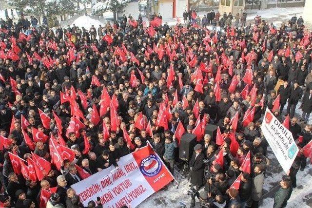 Hakkari’de ‘teröre Lanet’ Mitingi