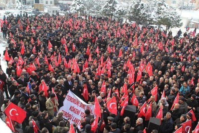 Hakkari’de ‘teröre Lanet’ Mitingi