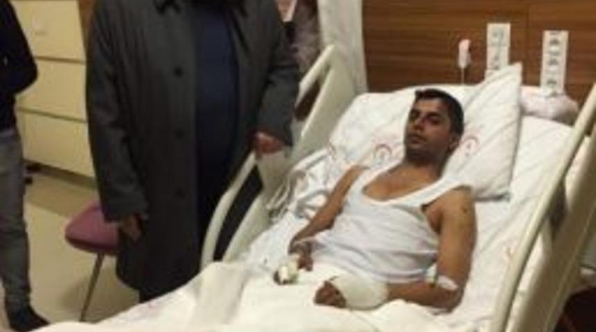 Belediye Başkanı Kutlu Kayseri Gazisini Ziyaret Etti