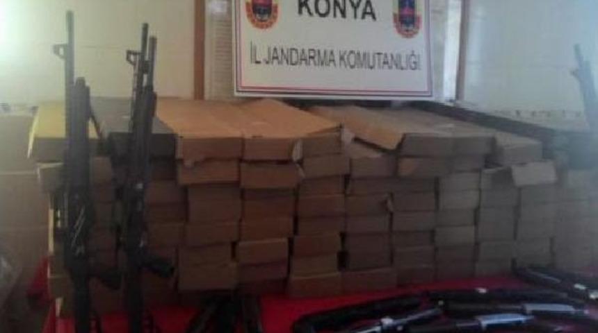 Beyşehir'de 175 Ka&ccedil;ak Silah Ele Ge&ccedil;irlidi