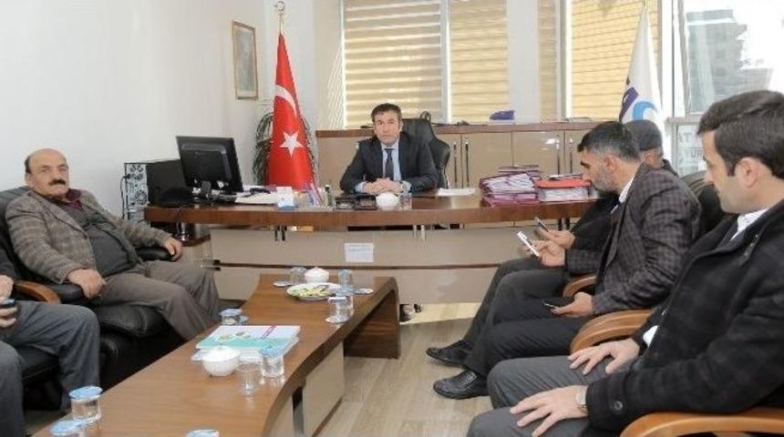 Muhtarlardan Vaski Genel M&uuml;d&uuml;rl&uuml;ğ&uuml;ne Ziyaret