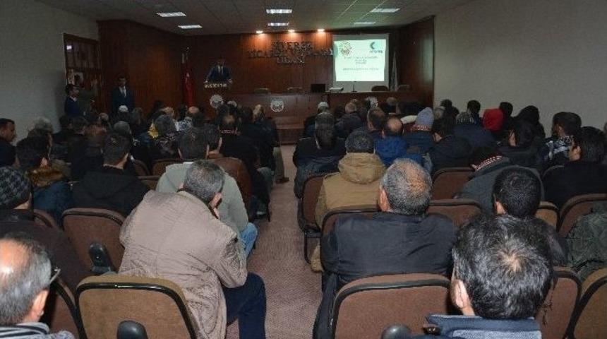 Siverekli Esnafa Hibe Kredi Konusunda Bilgilendirme Yapıldı