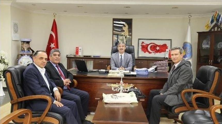 Başkan Şirin T&uuml;rk Eğitim-sen&rsquo;i Ağırladı