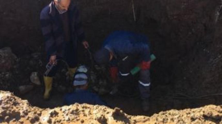 G&uuml;rlevik İsale Hattında Arıza Meydana Geldi