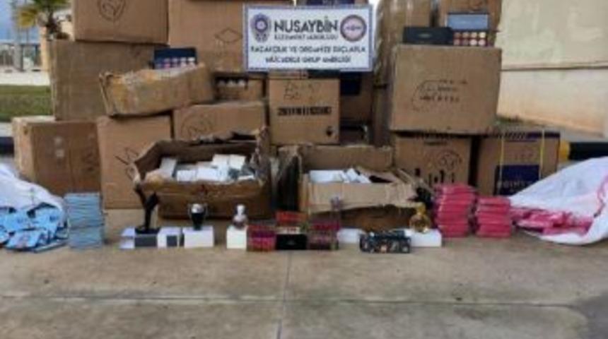 660 Bin Tl Değerinde Ka&ccedil;ak Kozmetik Malzemeleri Ele Ge&ccedil;irildi