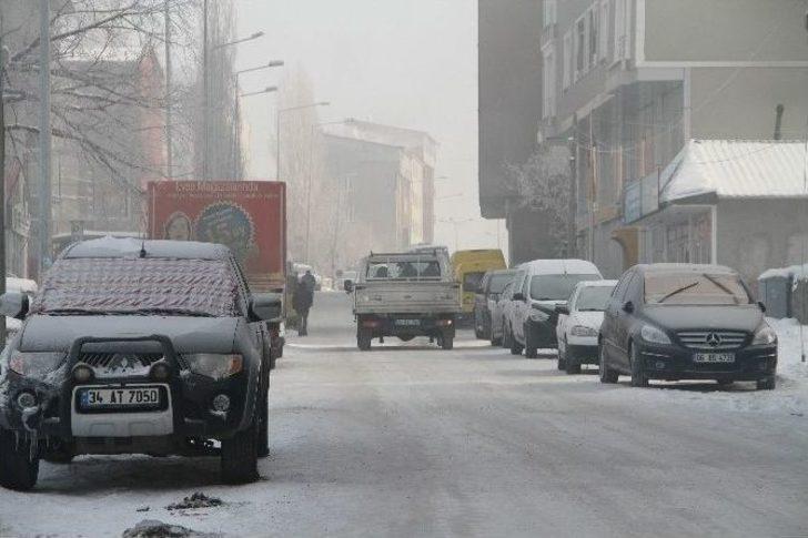 Soğuktan Kirpikleri Ve Kaşları Dondu G5