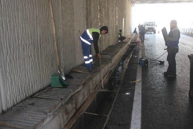 Tekrar Çalınmasın Diye Altgeçit Mazgalları Kaynaklandı