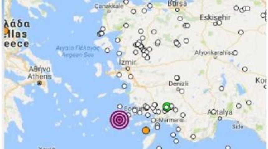 Ege Denizi'nde 5.1'lik Deprem Datça'da Şiddetli Hissedildi