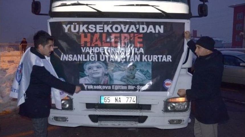 Eğitim Bir-sen&rsquo;den Halep&rsquo;e Yardım