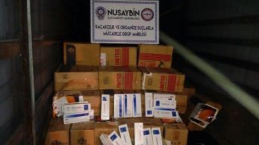 Nusaybin&rsquo;de 514 Bin Tl&rsquo;lik Ka&ccedil;ak Sigara Ele Ge&ccedil;irildi