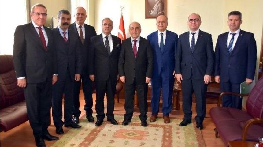 Başkan Kayda, Kaymakam &Ccedil;elenkoğlu&rsquo;nu Bilgilendirdi