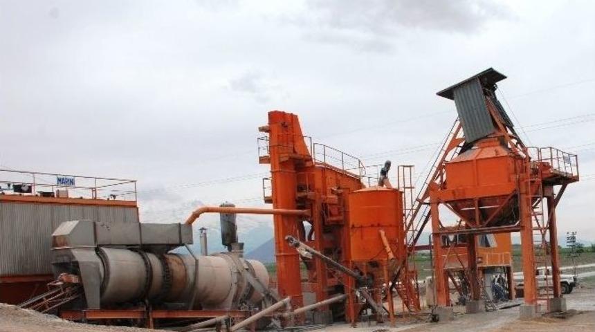 Melikgazi Belediyesi Asfalt &Uuml;retim Tesisleri Doğalgaz İle &Ccedil;alışıyor