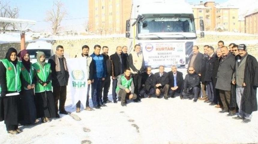 Hakkari&rsquo;den Halep&rsquo;e Yardım