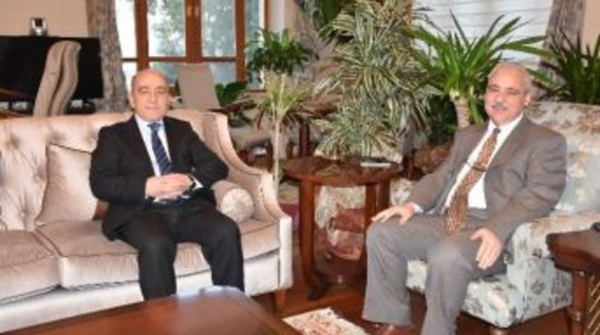 Kaymakam &Ccedil;elenkoğlu&rsquo;ndan Vali G&uuml;ven&ccedil;er&rsquo;e Ziyaret
