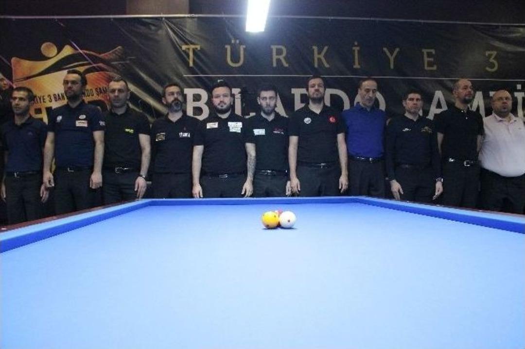 T&uuml;rkiye Bilardo Şampiyonası Final M&uuml;sabakaları Başladı