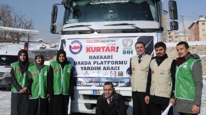 Hakkari'den Halep'e Yardım Eli