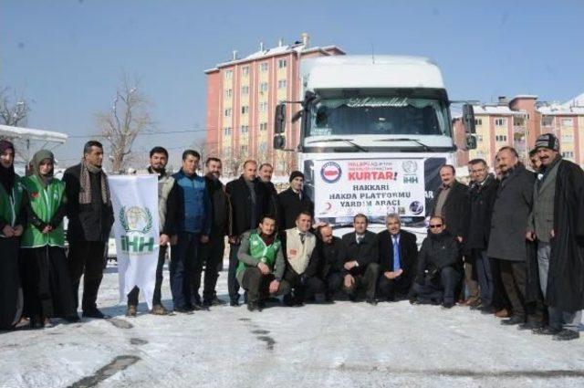 Hakkari'den Halep'e Yardım Eli