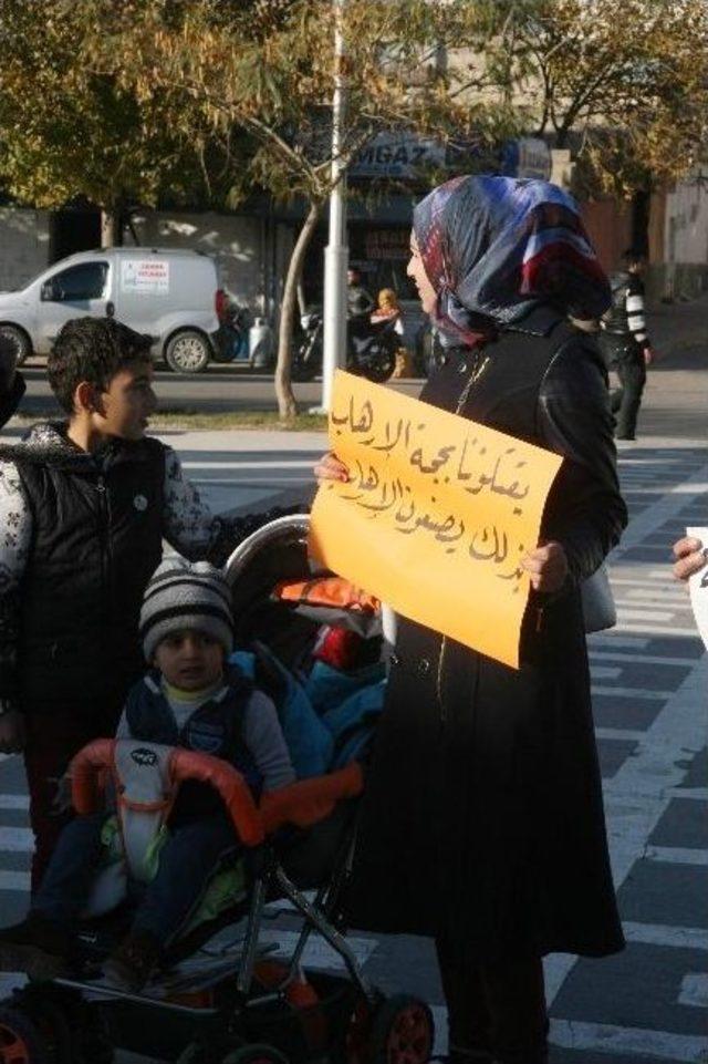 130 Bin Suriyeli’nin Bulunduğu Kilis’te 14 Kişiyle Eylem Yaptılar