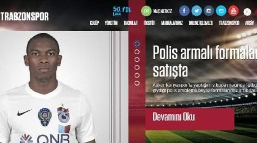 Trabzonspor, Polis Amblemli Formaları Satışa Sundu