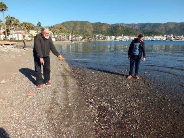 Marmaris te Deniz 4 Metre &Ccedil;ekildi 3