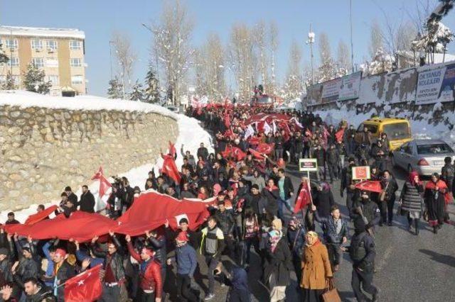 Bitlis’Te Milli Birlik Mitingine 10 Bin Kişi Katıldı