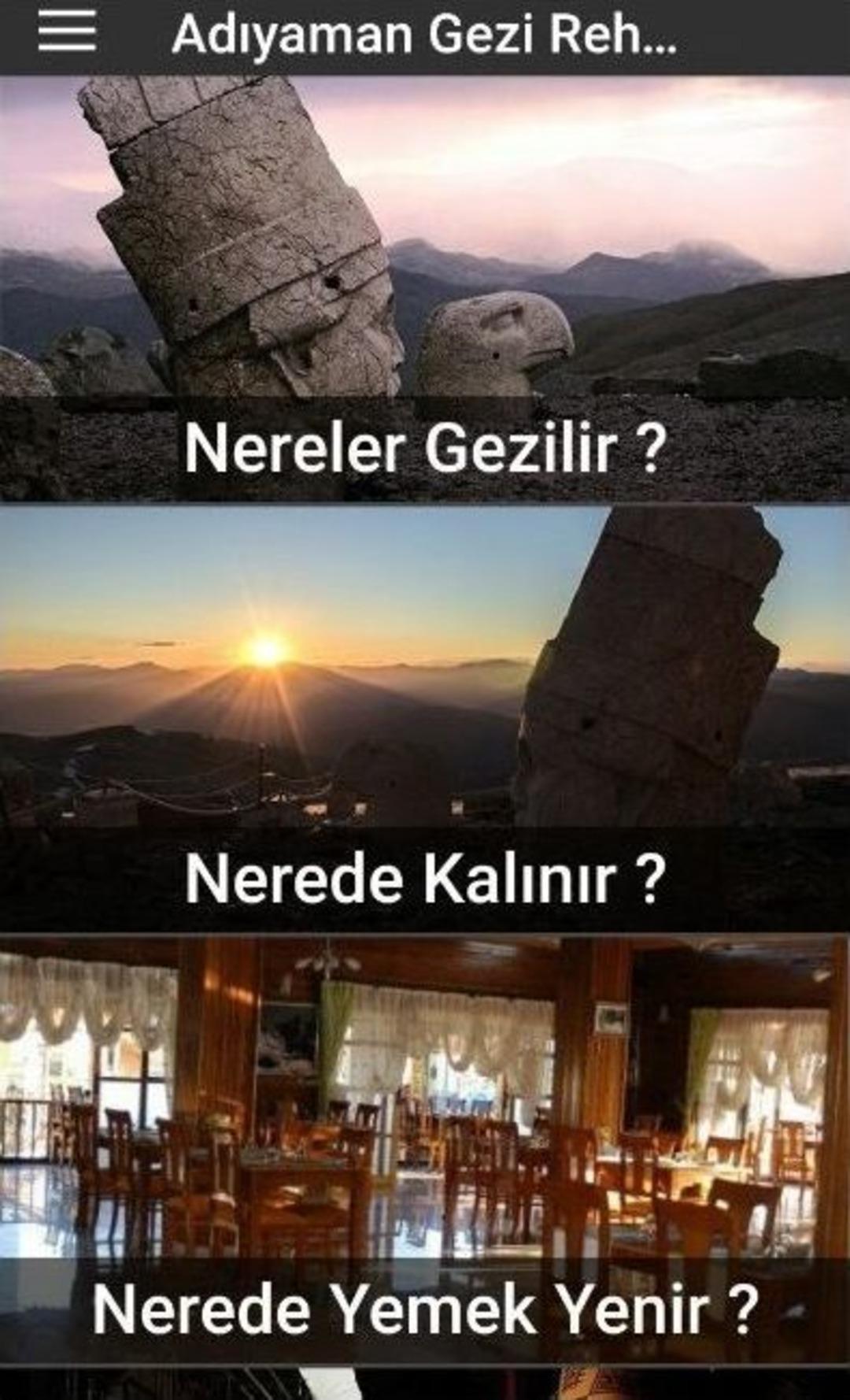 Adıyaman&rsquo;ın Mobil Gezi Rehberi Hazırlandı