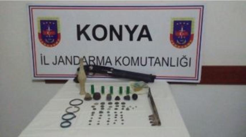 Konya&rsquo;da Tarihi Eser Ka&ccedil;ak&ccedil;ısı 3 Kişi G&ouml;zaltına Alındı