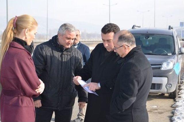 Kaymakam Yaman Ve Belediye Başkanı Bakıcı Yeni Hastane Yerinde İncelemelerde Bulundu