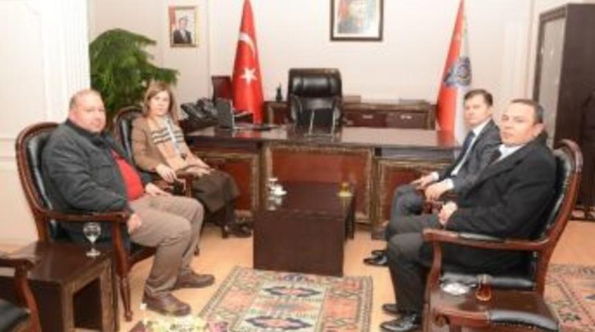 Ak Parti Heyetinden Emniyet M&uuml;d&uuml;r&uuml; H&uuml;ner&rsquo;e Ziyaret