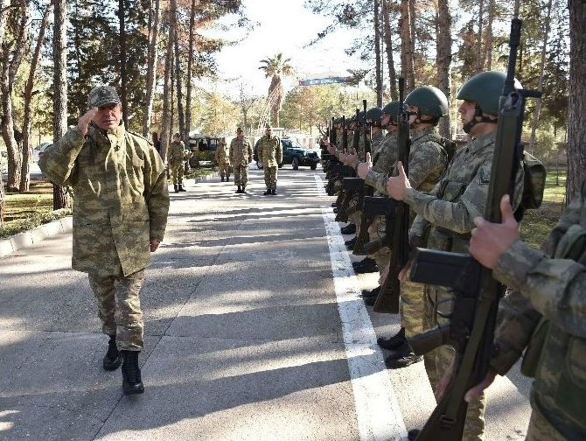 Genelkurmay Başkanı Akar, Hatay Ve Kilis&rsquo;te Denetlemelerde Bulundu