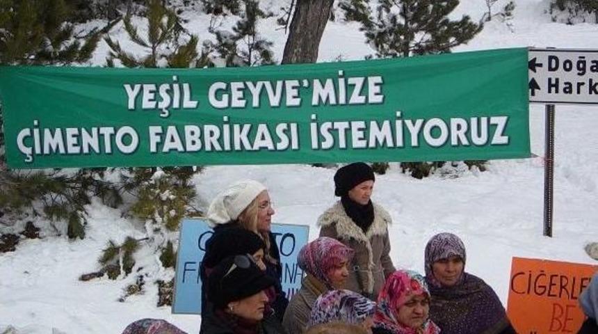 K&ouml;yl&uuml;lerden &Ccedil;imento Fabrikası Kurulmasına Tepki