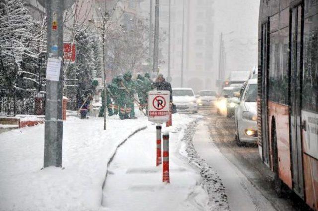 Gaziantep'te Yoğun Kar Yağışı