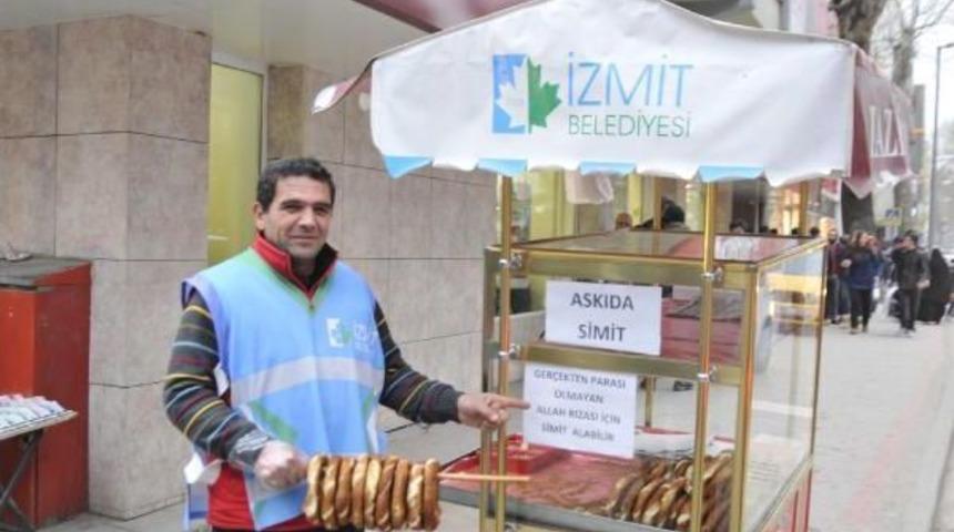 Yoksula 'askıda Simit'